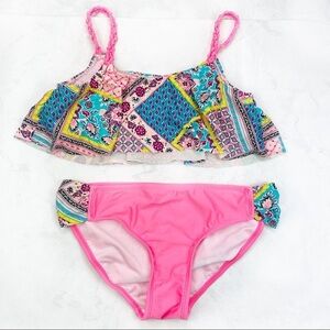 [Summer Crush] Pink Floral Bikini Swim Set